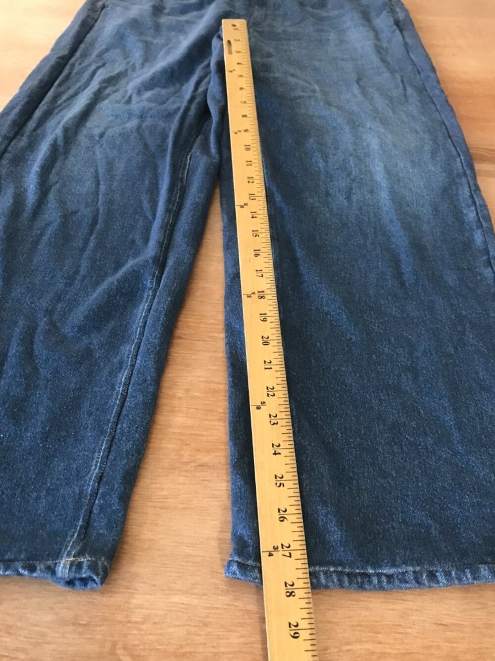 Rag & Bone Miramar Wide Leg Pants Women L Blue High Rise Pocket Pull On Stretch - Picture 8 of 14